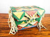Vintage Sioux Plains Tribes Indians Parfleche Box Many Horses IIII M Schwab