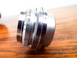 Vintage Canon Camera Lens SERENAR 35mm f3.2 Leica Screw Mount M39 w Viewfinder