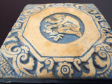 Antique 19th C Moravian Pottery Mercer Pottery Tile