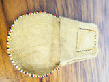 Vintage North American Plains Indian Beaded Leather Medicine Bag Western Purse