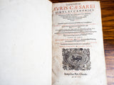 1645 Lexicon Luridicum Leather Latin Law Dictionary ~ Samuel Chouet