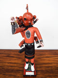 Vintage Hopi Kachina Doll Koyemsi Double Mudheads Kykotsmovi Josh Hardy (Sr) AZ