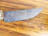 Vintage Sioux Plains Tribes Indians Trade Knife Elk Dreamer Knife Elk Antler