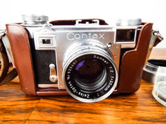 Vintage 1950s Zeiss Ikon Contax IIa Opton Sonnar 1:2 f=50mm