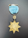 Antique Sterling Canadian Masonic SOE Medal Badge Gloucester Lodge 103 Fidelity
