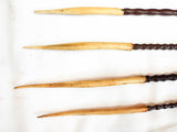 Antique Set of Cassowary Bone Head Hunting Tipped Arrows ~ Papua New Guinea