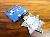 Antique European Silver Star TD Endragt Medal