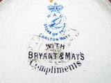 Antique Advertising Bryant & May Match Holder
