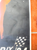 Original Vintage 1964 Monterey Grand Prix Poster ~ Car Race