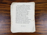 Antique 18th C Play Script ~ The Complaint London 1743