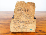 Vintage Eagle Totem Pole Sculpture by Cody Mathias