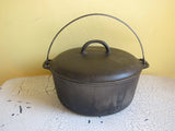 Griswold Cast Iron Dutch Oven Roaster, Erie #10 - Yesteryear Essentials
 - 9
