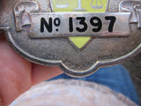 British Silver Horse Racing BPA Badge for Alf Lowe JUNR no 1397 - Yesteryear Essentials
 - 2