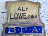 British Silver Horse Racing BPA Badge for Alf Lowe JUNR no 1397 - Yesteryear Essentials
 - 3
