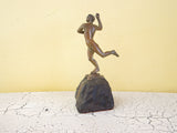 Antique 1920s Bronze Sculpture of Brabo the Giant Killer - Yesteryear Essentials
 - 4