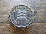 Antique Royal Navy Society Pinback Medal - Yesteryear Essentials
 - 2