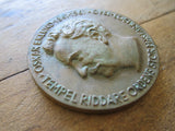 Vintage Temperance Temple Knights Bronze Medal by  Sporrong & Co - Yesteryear Essentials
 - 11