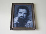 Vintage Black and White Oil Portrait Painting - Yesteryear Essentials
 - 2