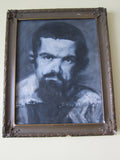 Vintage Black and White Oil Portrait Painting - Yesteryear Essentials
 - 6