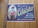 Vintage Advertising Poster for Cetacolor Laundry Soap, 3' by 2' - Yesteryear Essentials
 - 1