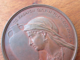 Antique Copper Temperance Medal by J S & A B Wyon - Yesteryear Essentials
 - 7