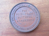 Antique Copper Temperance Medal by J S & A B Wyon - Yesteryear Essentials
 - 10