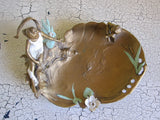 Art Nouveau Decorative Lotus Pond Pin Tray - Yesteryear Essentials
 - 3
