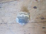 Antique Loyal Temperance Movement Pinback Badge by John Robbins mfg co - Yesteryear Essentials
 - 1