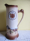 Antique Leisy Ceramic Beer Pitcher & 4 Mugs - Yesteryear Essentials
 - 2
