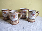 Antique Leisy Ceramic Beer Pitcher & 4 Mugs - Yesteryear Essentials
 - 3