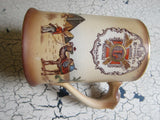 Antique Leisy Ceramic Beer Pitcher & 4 Mugs - Yesteryear Essentials
 - 8