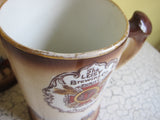 Antique Leisy Ceramic Beer Pitcher & 4 Mugs - Yesteryear Essentials
 - 4