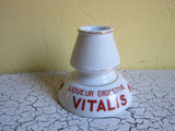 French Ceramic Match Holder & Matchstrike for M Chavin Vitalis by Justin Giraud - Yesteryear Essentials
 - 2