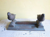 Antique Bronze Doves Boot Scraper - Yesteryear Essentials
 - 11