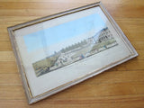 Antique 18th Century Optical Mondhare Print "Vue Perspective le Palais Royale de Somerset" - Yesteryear Essentials
 - 7