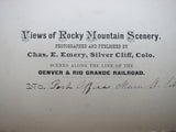 Charles Emery 1880 Stereoscope Card of the Post Office, Main St. Silver Cliff, Colorado - Yesteryear Essentials
 - 4