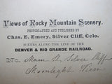 Stereoscope Card by Charles Emery 1880, Moonlight View Main St Silver Cliff Colorado - Yesteryear Essentials
 - 8