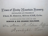 Stereoscope Card by Charles Emery 1880, Moonlight View Main St Silver Cliff Colorado - Yesteryear Essentials
 - 8