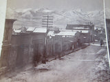 Stereoscope Card by Charles Emery 1880, Evening View Main St Silver Cliff Colorado - Yesteryear Essentials
 - 3