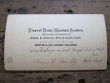 Stereoscope Card by Charles Emery 1880, Evening View Main St Silver Cliff Colorado - Yesteryear Essentials
 - 9
