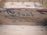 Antique Hand Painted Red Wooden Trunk - Yesteryear Essentials
 - 10