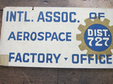 Vintage Aviation Machinists Union Aerospace Workers Sign - Yesteryear Essentials
 - 5