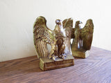 Vintage Gold Eagle Statue Bookends by PMC Craftsman Company - Yesteryear Essentials
 - 9