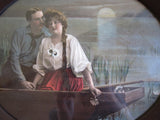 Vintage Oval 1910's Print, Couple in a Boat Scene - Yesteryear Essentials
 - 8