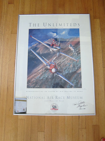 Aviation Poster "The Unlimiteds" Signed by artist John D Shaw - Yesteryear Essentials
 - 1