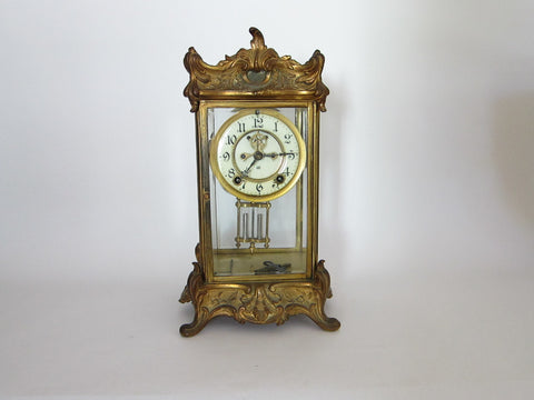 Art Nouveau Jenning Brothers Mantel Clock - Yesteryear Essentials
 - 1