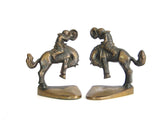 Cast Bronze Cowboys Bookends by Russwood, 1946 - Yesteryear Essentials

