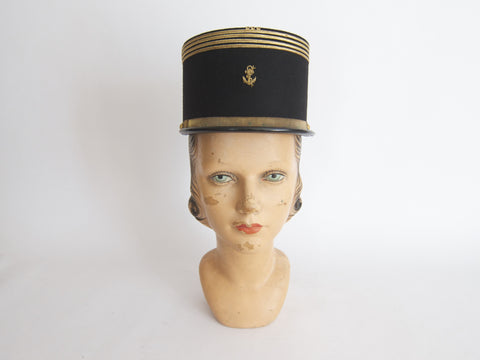 Vintage French Navy Kepi Hat (6 3/4) - Yesteryear Essentials
 - 1