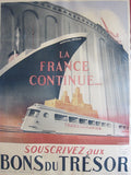 WW2 French Propaganda Poster, La France Continue by Marechal Petain - Yesteryear Essentials
 - 2