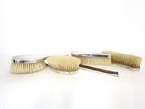 Sterling Silver British Vanity Set Silver Hallmarks Brushes 5 piece - Yesteryear Essentials
 - 10